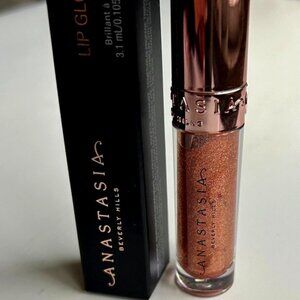 ANASTASIA BEVERLY HILLS Dazzling Non-Sticky Lip Gloss COLOR: AMBER SPARKLE**NEW!